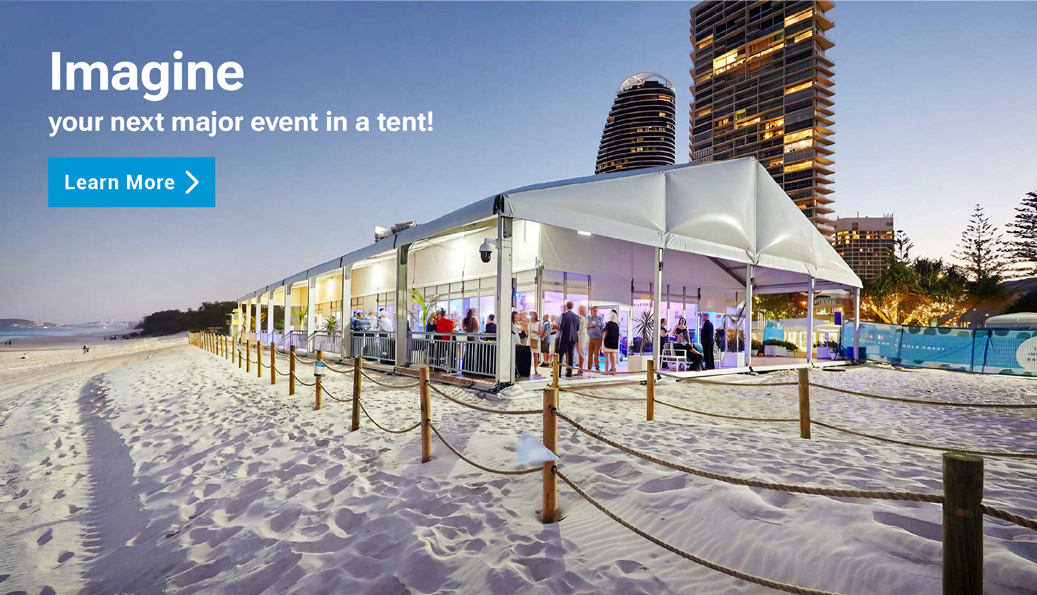 Imagine your next event in a tent